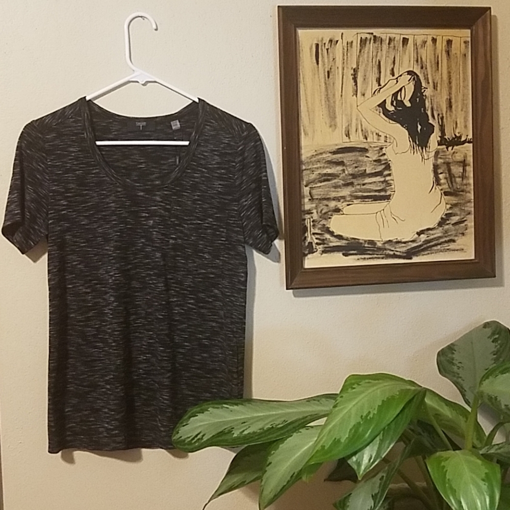Gray Tahari Tee